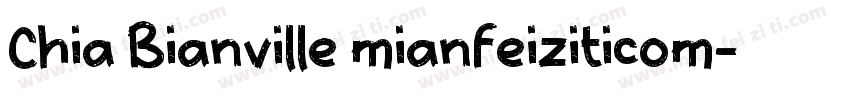 Chia Bianville mianfeiziticom字体转换